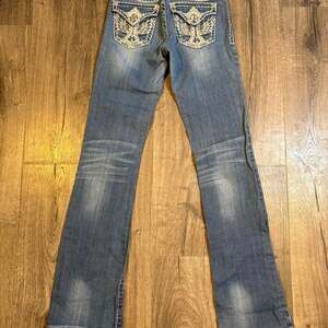 L.A. Idol USA Y2K Flared Rhinestone Jeans